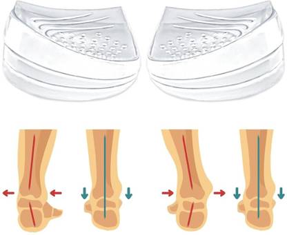 PALAY Adjustable Orthotics Shoe Insert Heel Wedge for Supination & Pronation Foot Support