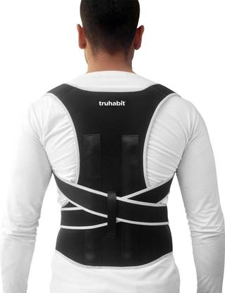 TruHabit Posture Corrector for Men (XL) Back Brace Support, Back Pain & Hump Back / Lumbar Support