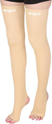 BBSurgical Open Toe Compression Stockings for Women Thigh High Graduated Compression Socks Knee Support