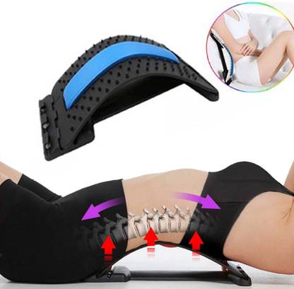 ABHINESH Magic Back Braces Stretching Device for Bed, Chair & Car, Multi-Level Support Back / Lumbar Support
