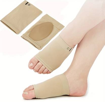 PHANTOM 1 pair Arch Support Sleeves soft Cushion and Neoprene elastic reusable Gel Pad Foot Support
