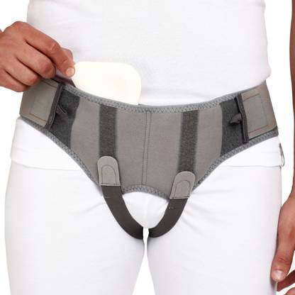 TYNOR Hernia Belt, Grey, Large, 1 Unit Abdominal Belt