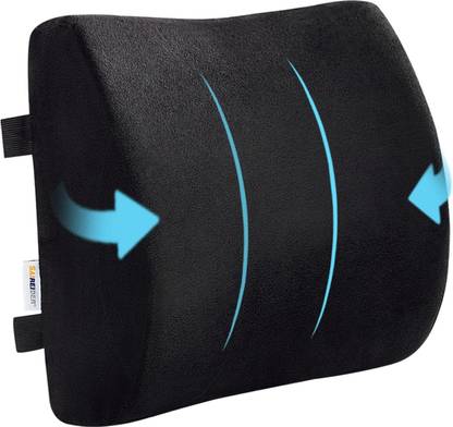 bagsio Lumbar Support Pillow for Office Chair, Memory Foam Back Support Pillows for Car Back / Lumbar Support