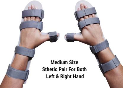 APT Static Splint For Right & Left Both Hand Combo (Medium Size) Hand Support