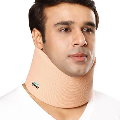 TYNOR Cervical Collar Soft, Beige, Medium, 1 Unit Neck Support