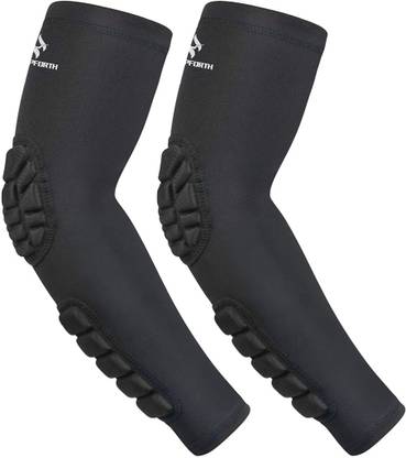 LQZ 1Pcs Padded Elbow Forearm Protector Sleeve Compression Arm Protective Support Elbow Support
