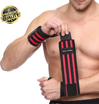 HealthHike Supporter for Gym, Adjustable Hand Wrap, Strap/Band for WeightLifting Men Women Wrist Support