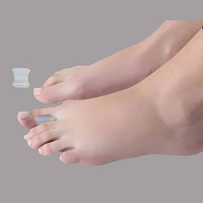 FLAMINGO Toe Separators - Silicone Comfort for Bunions and Overlapping Toes Foot Support