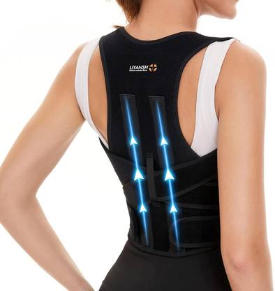 LIYANSH Adjustable Back Braces Belt Clavicle, shoulder Corrector for Men & Women Shoulder Support