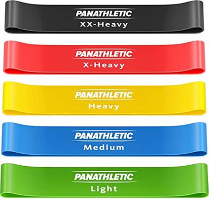 Panathletic Resistance Bands Set Of 5 Bands 5 Different Resistance Levels Exercise Resistance Tube