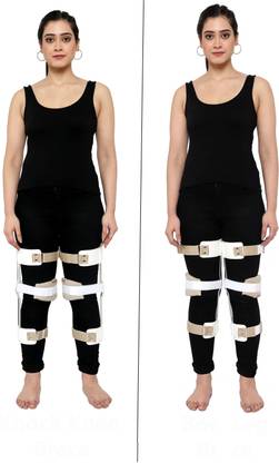 Salo Orthotics Knee Genu Valgum Genu Varum Knock Knee & Bow Leg Brace (17 Inch_119 pair ) Knee Support