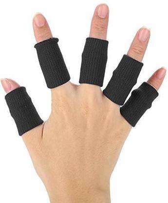 ZJchao 10Pcs/Set Finger Sleeves Support Finger Protector Brace Sports Aid Arthritis Finger Support