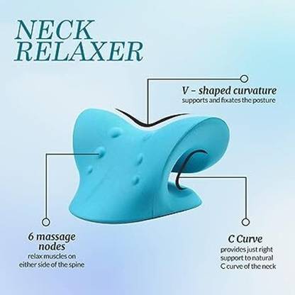 Govivaan EVA Imported Neck Stretcher for Pain Relief & Shoulder Relaxer Cervical Pillow
