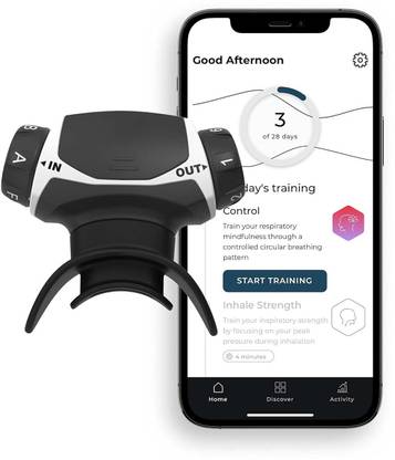 Airofit Breathing Trainer & Virtual Breathing Guided App Supporter