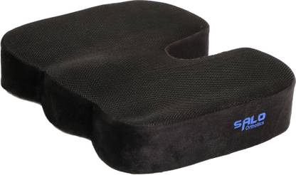 Salo Orthotics Coccyx Seat Support Cushion-Relieve Sciatica,Tailbone Pain Relief (Memory Foam) Back / Lumbar Support