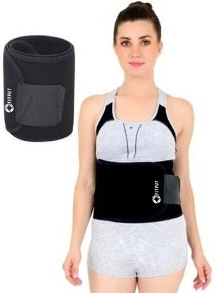 FITPUT Black Sweat Belt Unisex Back / Lumbar Support