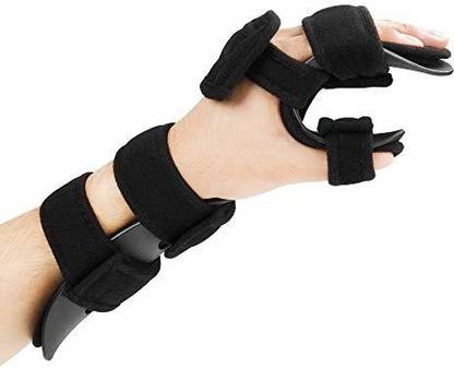 Reaqer Stroke Hand Brace Soft Resting Hand Splint Support Finger Wrist Immobilizer Splints