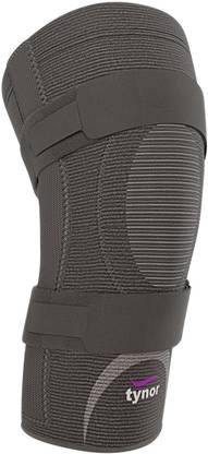 TYNOR Knee Cap With Rigid Hinge, Grey, XXL, 1 Unit Knee Support