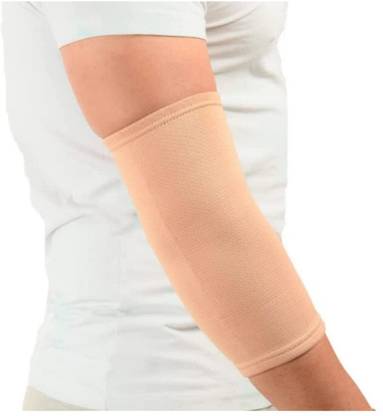 PPTRADER Elbow Support/Hand Knee Cap For Gym & Pain Relief For Men & Women (Biege) Elbow Support