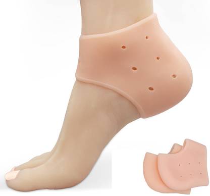 NARV Gel Heel Pads Cushion for Blister Prevention Achilles Tendinitis, Dry Cracked K4 Heel Support