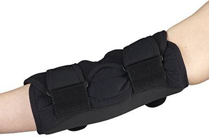 OTC Elbow Splint Night Splint Immobilizer And Brace Support Small Black Splints