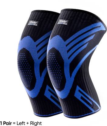 Frido Active Knee Cap for Pain Relief, Joint Support & Injury Recovery, Blue, XL Knee Support