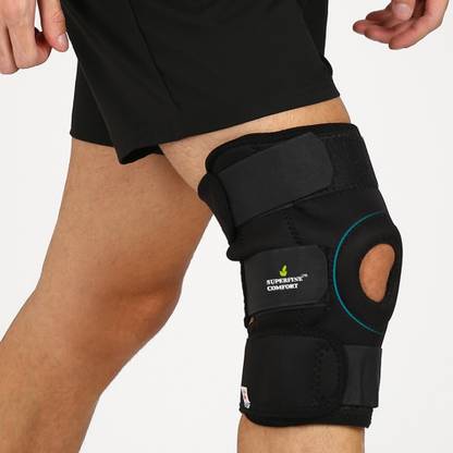 SUPERFINE COMFORT Adjustable Knee Cap Support for Knee Pain, Gym, Running, Arthritis, Protection Knee Support