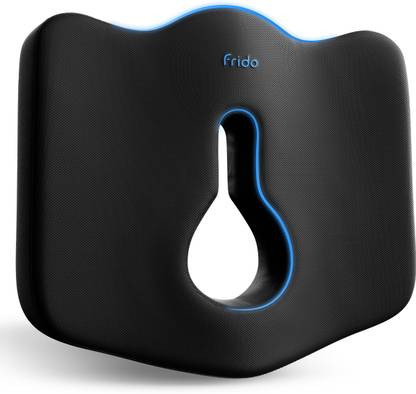 Frido Piles Pillow for Pain Relief from Hemorrhoids & Fistula, Non-Slip Keyhole Design Supporter