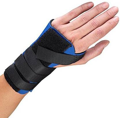 OTC Wrist Splint Cock Up Style Neoprene Black Medium (Left Hand) Splints