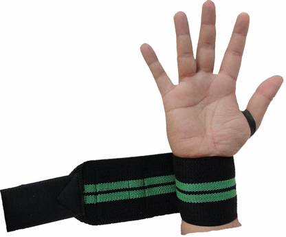 BODY SMITH Premium Blue Weight Lifting Wrist Support Straps With Thumb Loop Hand Support