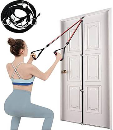 Brebebe Portable Multi Point Door Anchor Strap For Resistance Bands Exercises Door Back / Lumbar Support