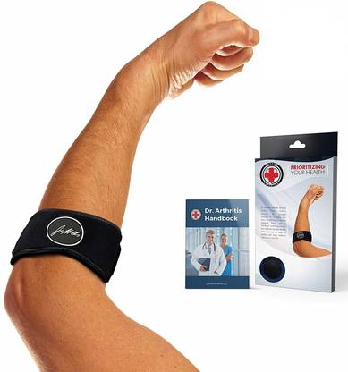 Dr. Arthritis Tennis Elbow Brace: Tennis & Golfer's Elbow Solution & Doctor Written Handbook Elbow Support