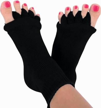 Remore Cotton Foot Alignment Socks I Easing Bunion Hammertoe and Arthritis Pain Relief Foot Support