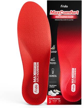 Frido Max Comfort Soft Arch Cushion Insole, Small (4 to 7 UK) Pack of 1 Foot Support