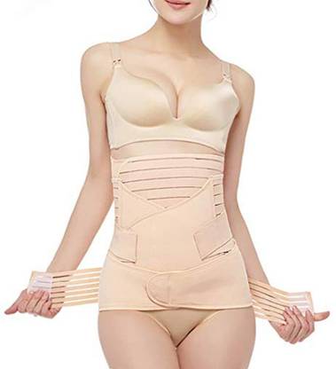 FLIPXEN Postpartum Support Recovery Belly Wrap Girdle Support Band Belt Body Shaper Abdominal Belt