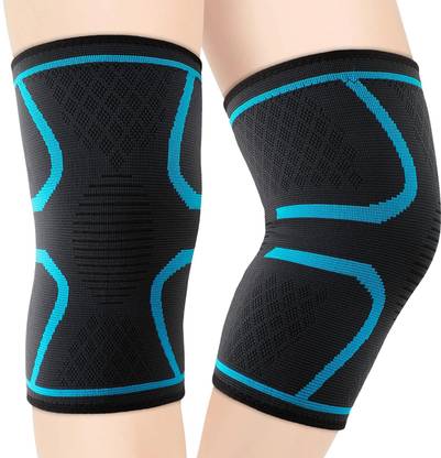 GymWar Compression Knee Sleeves for Men and Women, Knee Support for Pain Relief Knee Support