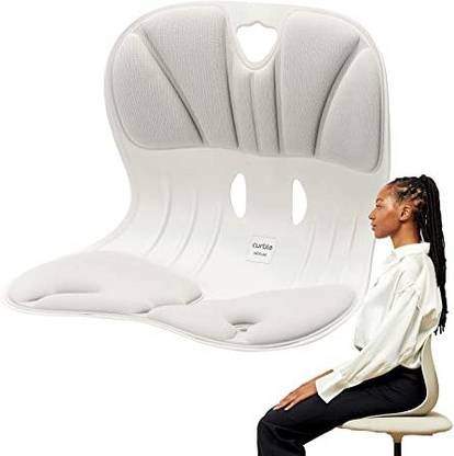 Curble [ Wider] Ergonomic Lower Back Support Chair Lumbar Support For Back Posture Posture Corrector