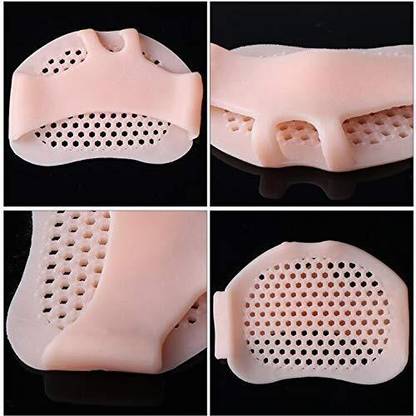 ROLAMO Silicone Gel Half Toe Sleeve Anti-Skid Forefoot Soft Pads