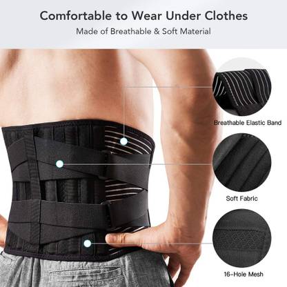 CUROXAL Lumber Sacral (LS) Waist Belt For Men/Women Lower Back Pain Relief/Made In India Back / Lumbar Support