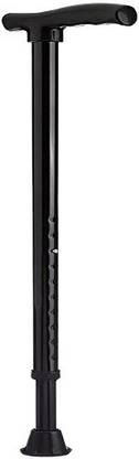 A1CARE Walking Stick L Type,Black-Universal Size Hand Support