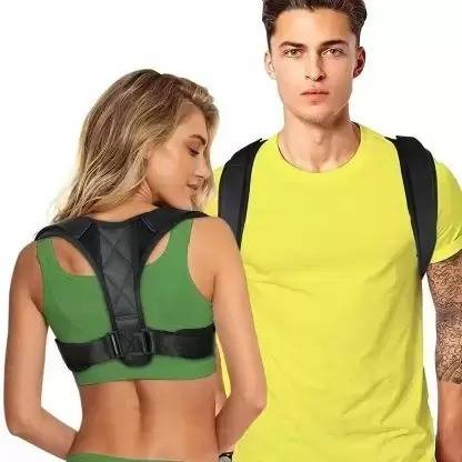 ZIDEE Clavicle Shoulder Back Support Belt | Shoulder Support(Black) Posture Corrector Back / Lumbar Support