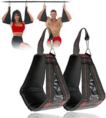 Wonderfulwu Padded Hanging Ab Straps 1 Pair Ab Sling Suspension Hanging Straps Belts Back / Lumbar Support