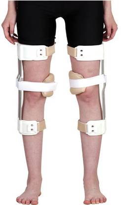 सालो ओर्थोटिक्स Knee Genu Valgum Genu Varum Knock Knee & Bow Leg Brace (10 Inch_119 pair ) नी, काफ और थाई सपोर्ट