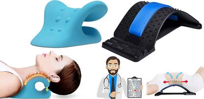 VATSMART Neck and Back Relaxer, Cervical Traction Device for Pain Relief Back / Lumbar Support