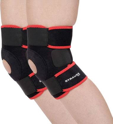 Strauss Adjustable Knee Support Patella | Knee Cap | Knee Brace | Knee Band (Pair) Knee Support
