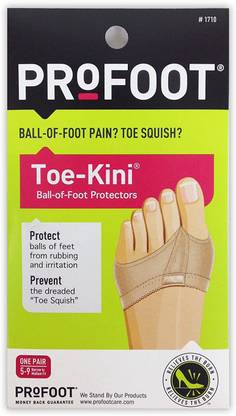 Profoot Toe-Kini Ball of Foot Protectors Foot Support
