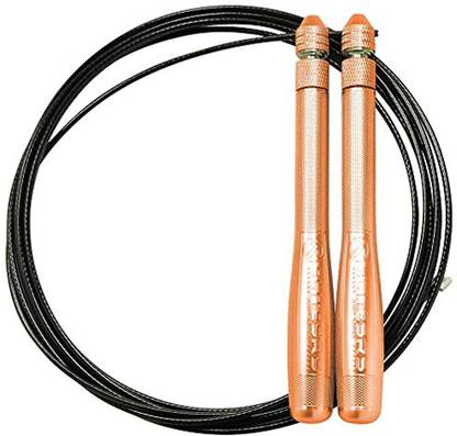 EliteSRS Bullet Comp Double Under Speed Jump Rope Gold Black Speed Skipping Rope