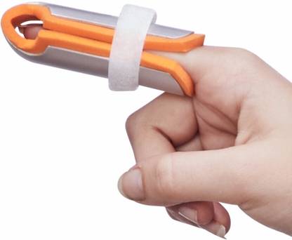 VISSCO Cot Finger Splint Finger Support, With Immobilizer Adjustable Strap Splints