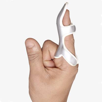 saniquick Finger Frog Splint - L - Silver Finger Support