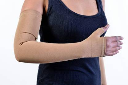 BENCOMM Lymph Compression Arm Sleeve-(Size-M) Hand Support